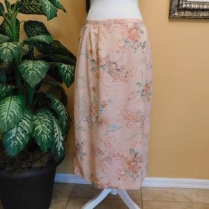 Alfred Dunner Floral Print Skirt